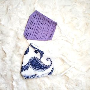 Diamonique set of 2 masks